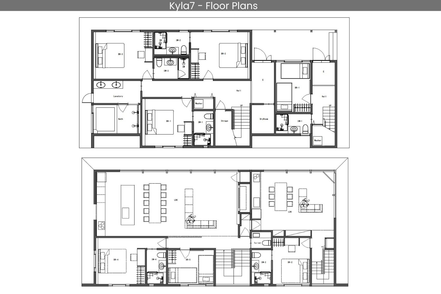 Villa Kyla7 - Luxury Hakuba Accommodation - Floorplans