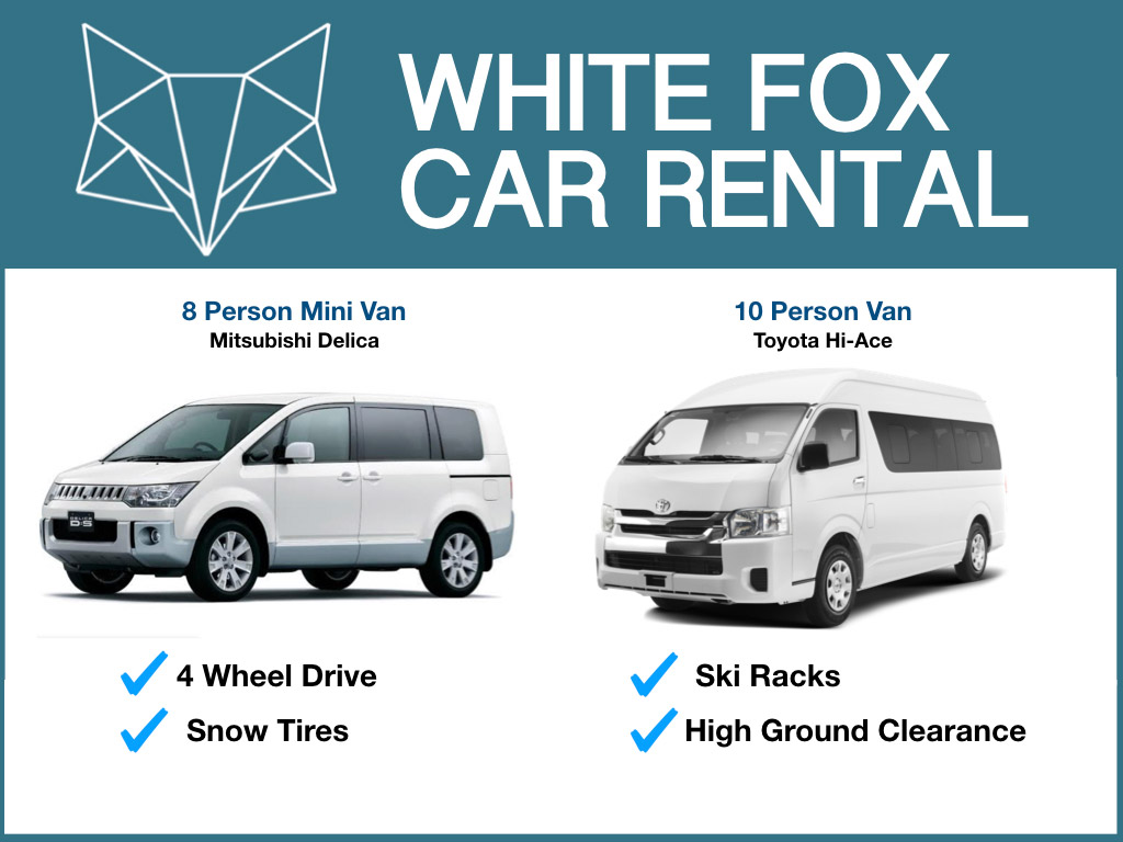 car rental van hire hakuba white fox